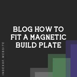How to Fit a Magnetic Build Plate to the Elegoo Mars 5 Ultra | Logo - Indexof